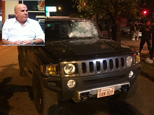 Jorge Rafaat TRAFICANTE É MORTO COM TIROS DE FUZIL DENTRO DE CARRO BLINDADO