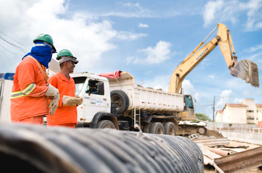 Tubulações foram implantadas ao longo de vários pontos da capital. Foto: Gabriel Moreira/Secom Maceió.