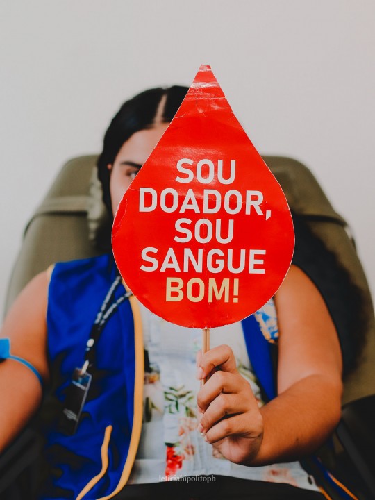 Em alusão ao Dia do Doador de Sangue, ONG mobiliza voluntários em ação no Hemoal. Foto: Letícia Hipólito