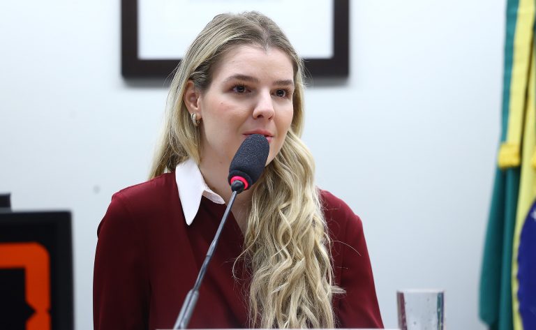 Deputada Luisa Canziani (PSD-PR) em reunião de comissão da Câmara dos Deputados