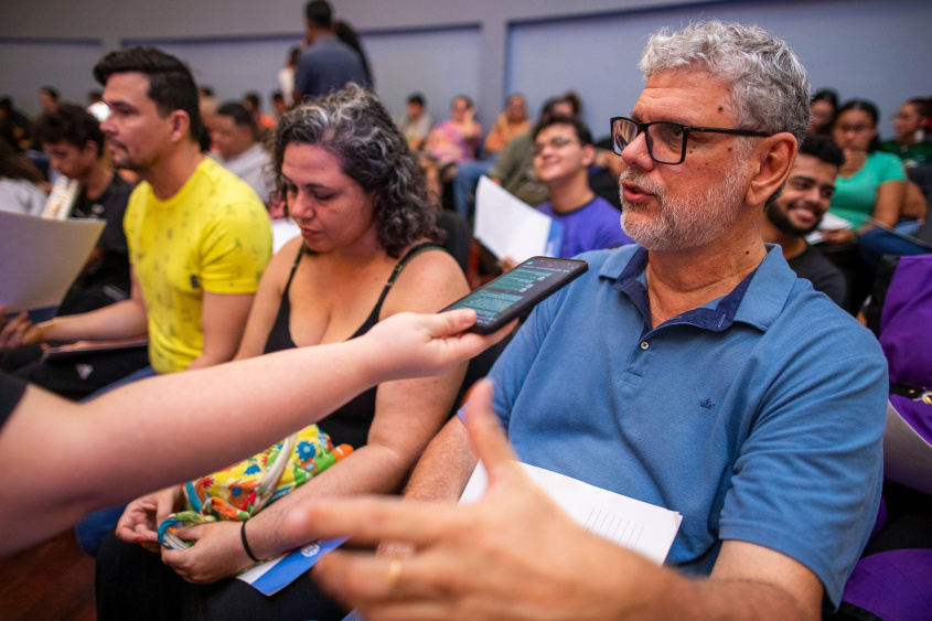 Representante do Ministério da Cultura em Alagoas, Marcos Sampaio. Foto: Alisson Frazão/Secom Maceió