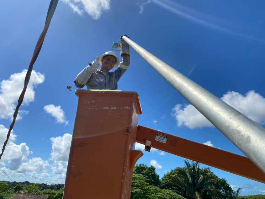 Equipamentos em LED garantem conforto e segurança para maceioenses. Foto: Ascom Ilumina