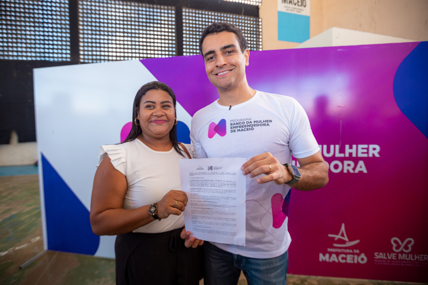 Entrepreneurship stimulus solidified in JHC administration with Women's Bank. Photo: Itawi Albuquerque/Maceió City Hall