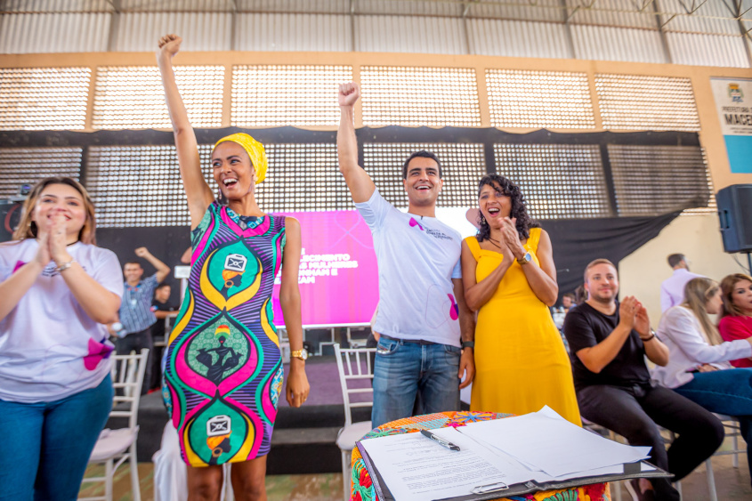 Mayor JHC innovated with programs and actions aimed at women's autonomy and support. Photo: Itawi Albuquerque/Maceió City Hall