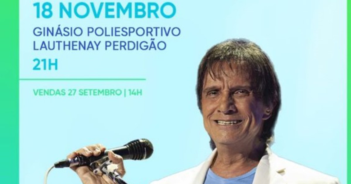 Roberto Carlos anuncia show inesquecível em Maceió, prometendo uma noite  repleta de emoções para os fãs alagoanos