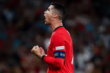 Cristiano Ronaldo com a seleção de Portugal.