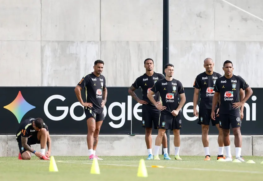 Treino da Seleção Brasileira